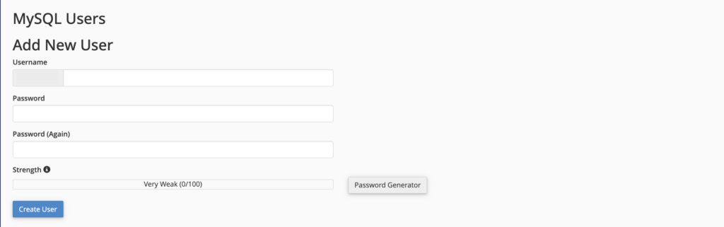 Creating a New WordPress Database User and Granting Remote Access