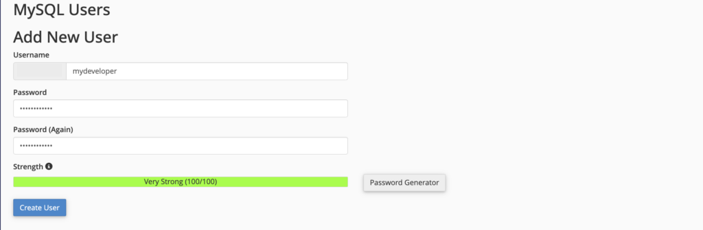 Creating a New WordPress Database User and Granting Remote Access