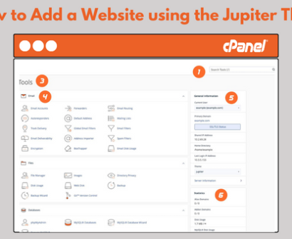 How To Add A Domain Using The Jupiter Theme In cPanel