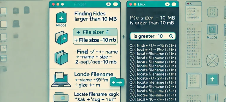 Finding Files Larger Than 10 MB By Name in Linux (+macOS)