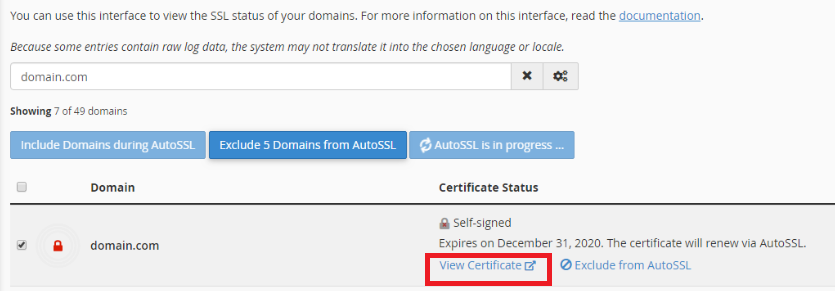 How to uninstall an SSL certificate