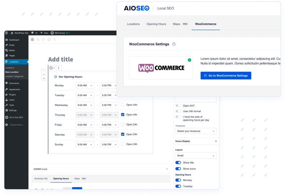 AIOSEO WooCommerce integration