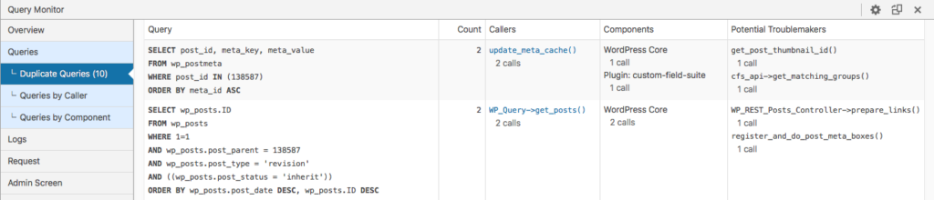 Analyzing Slow Queries